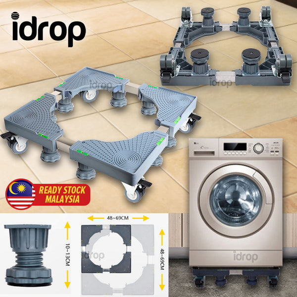 idrop Universal Washing Machine & Furniture Adjustable Expandable Moving Portable Base Mover