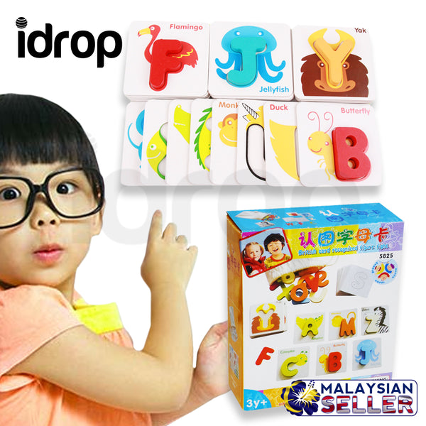 idrop Children & Kids Interactive Alphabet Learning Educational Card Set