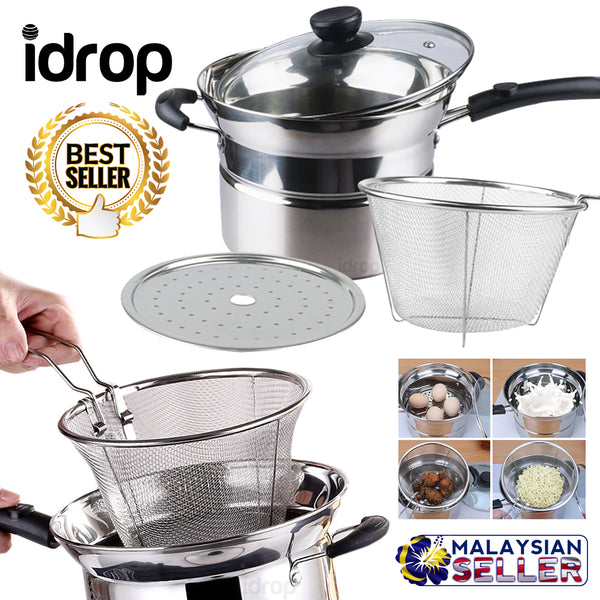 idrop 21CM MULTIFUNCTION CUISINE POT - Kitchen Cooking Steam Cookingware