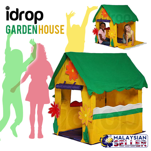 idrop Garden House - Children Playhouse Indoor Outdoor Play Tent