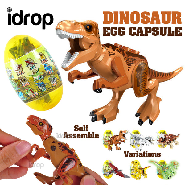 idrop Dinosaur Egg Capsule - Kids Self Assemble Dinosaur Toy