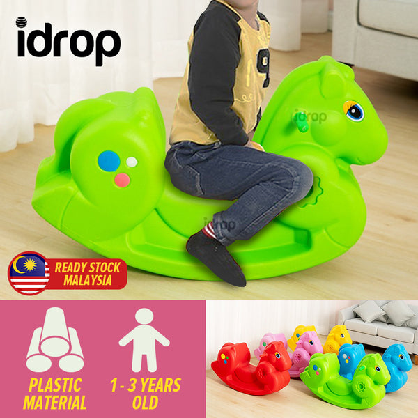 idrop Rocking Ride Horse - Children Rocking See Saw Chair Ride