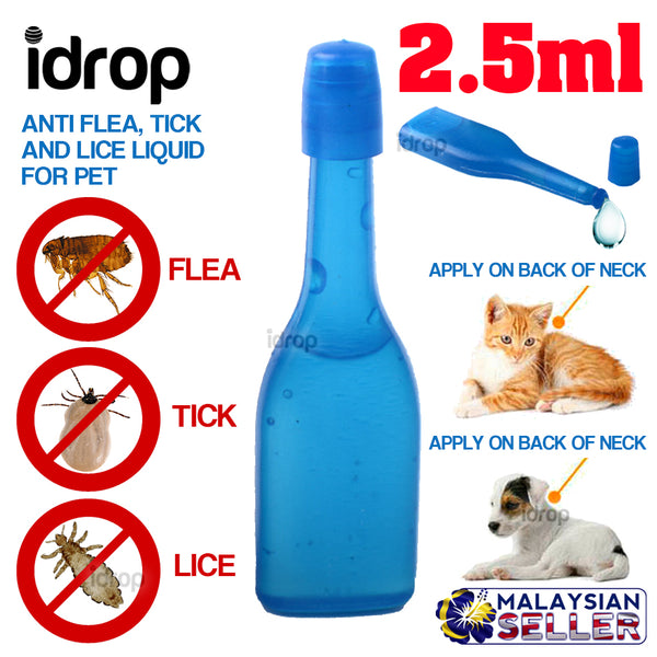 idrop 2.5ML Anti Parasite Liquid for Pets [ 1pc / 2pcs / 4pcs ]