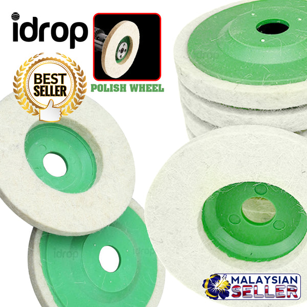 idrop STAR SHINE ABRASIVE - Felt Buff Wheel Polish