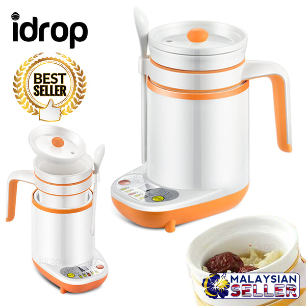 idrop 700ml CERAMIC MUG Electric Cup Cooker Warmer