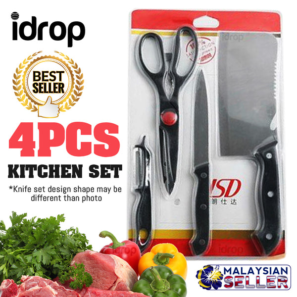 idrop 4PCS - LSD Kitchen Knife Set