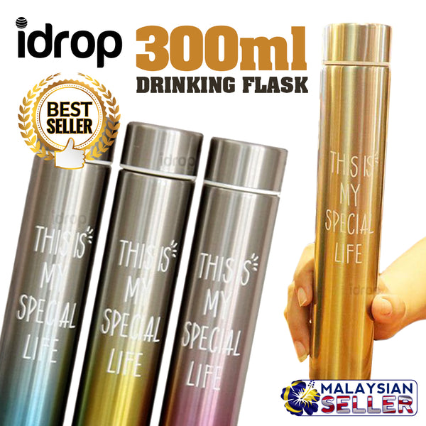 idrop 300ml PREMIUM CLASSY Stainless Steel Drinking Flask