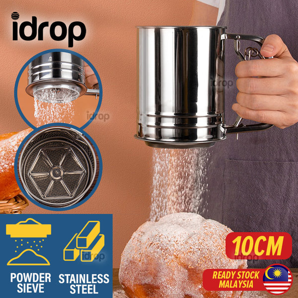 idrop [ 10CM ] Powder Fine Sieve Cup Penapis Tepung Halus 粉筛杯