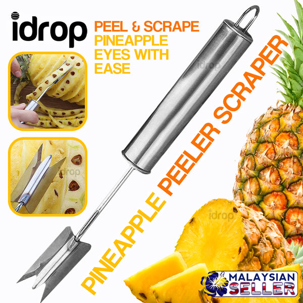 idrop Pineapple Eye Stainless Steel Peeler Scraper