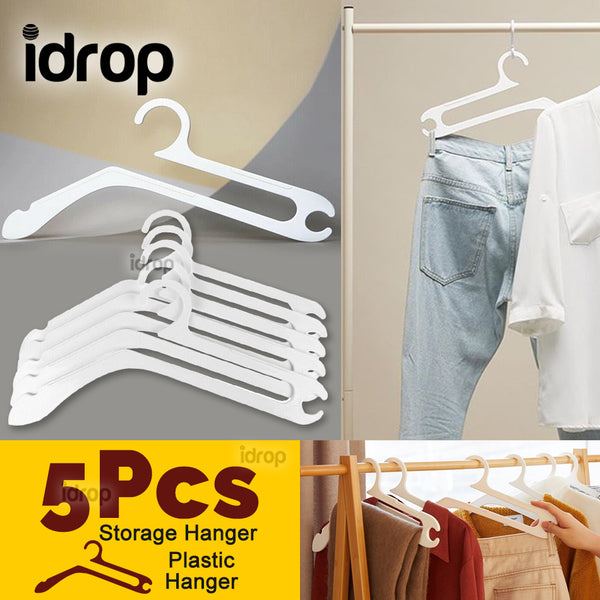 idrop 5pcs Storage Organising Household Clothing Hanger