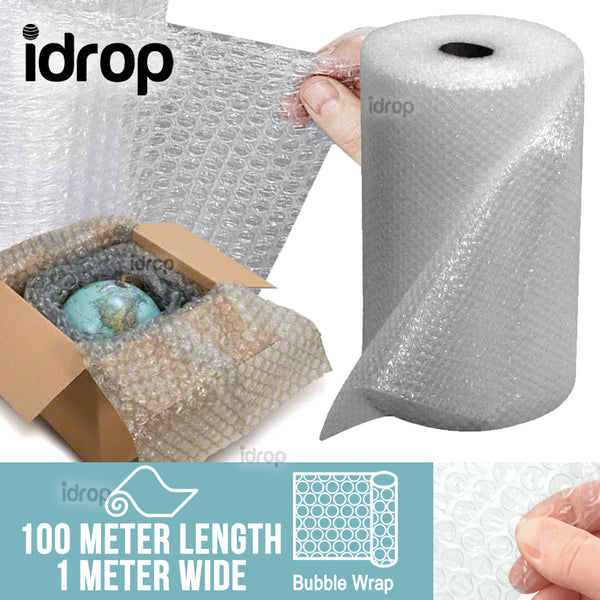 idrop Single Layer Air Bubble Wrap Packaging [ 1M x 100M ]