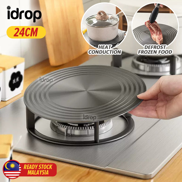 idrop [ 24CM ] Heat Conduction Thawing Tray Plate 4mm Thick / Piring Plat Pencairan Nyahbeku  / 导热解冻盘24CM*4MM厚度