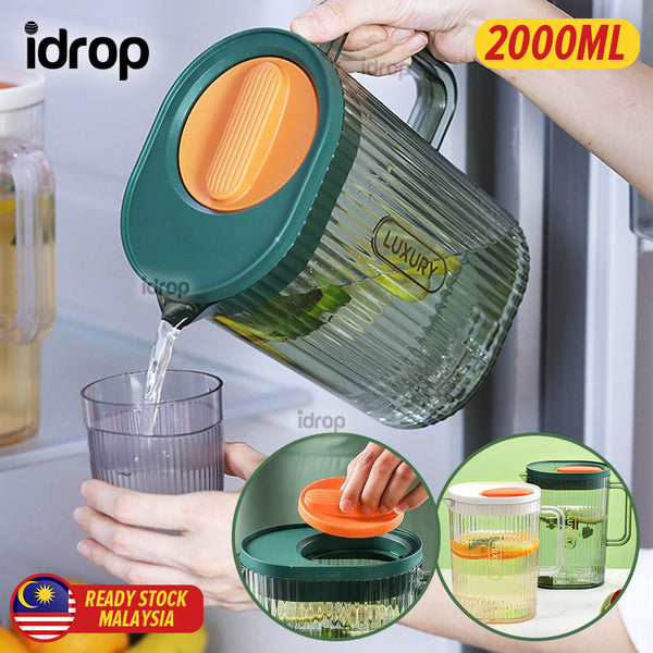 idrop [ 2L ] High Temperature & Cold Resistant Drinking Water Jug / Bekas Tempayan Minuman Tahan Panas & Sejuk / 耐高温塑料冷水壶