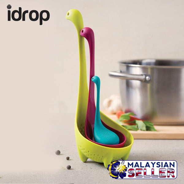 idrop THE NESSIE FAMILY Kitchen Cooking Utensil (3 Piece Set)