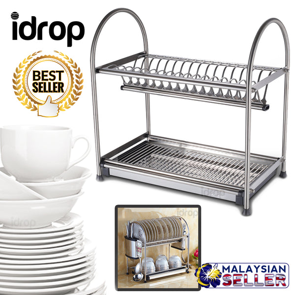 idrop 2 LAYER - TERISO Kitchen Dish Rack Shelf