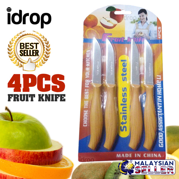 idrop 4PCS FRUIT KNIFE - Stainless Steel