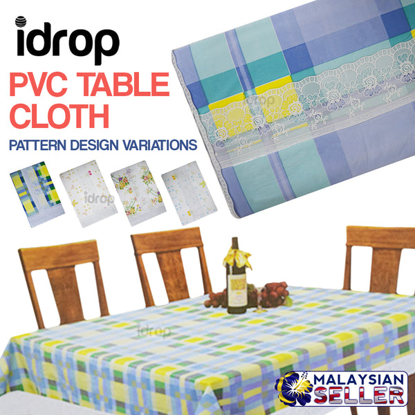 idrop PVC Table Cloth [ 137cm x 183cm ]