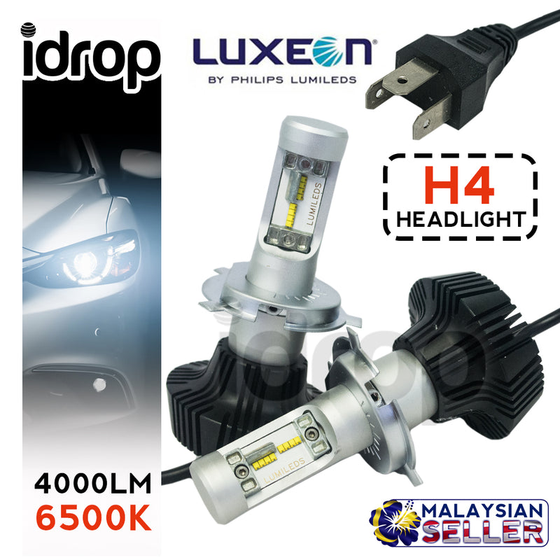 idrop LUXEON ZES  - H4 - Car LED Headlight Kit - 4000LM 6500K