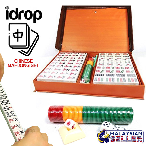 idrop 6.5 Fen Chinese Mahjong Set Cantonese Style Pro standard