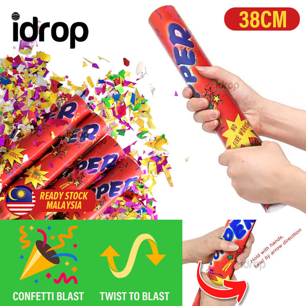 idrop [ 38CM ] Party Popper Confetti Blast / 公分礼花(38CM)PARTY POPPER