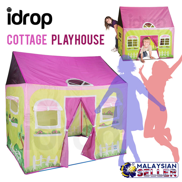 idrop Cottage Playhouse Tent - Children Indoor Outdoor Play House