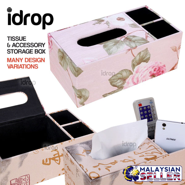 idrop Tissue & Accessory Storage Box