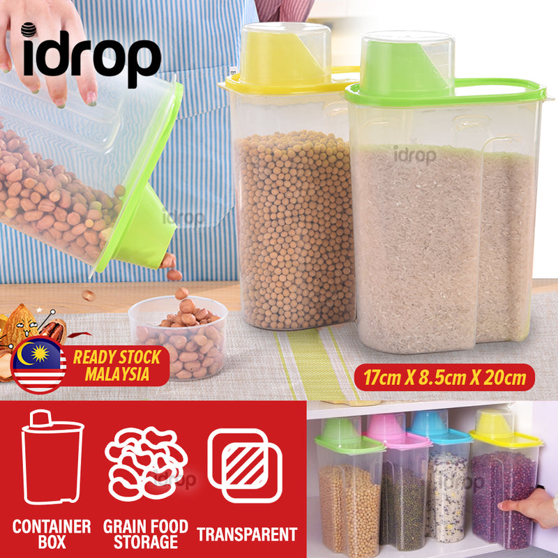 idrop Grain Seasoning Food Storage Container Box