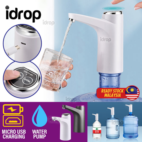 idrop Water Bottle Smart Electric Pump Automatic Water Pumping Rechargeable Device