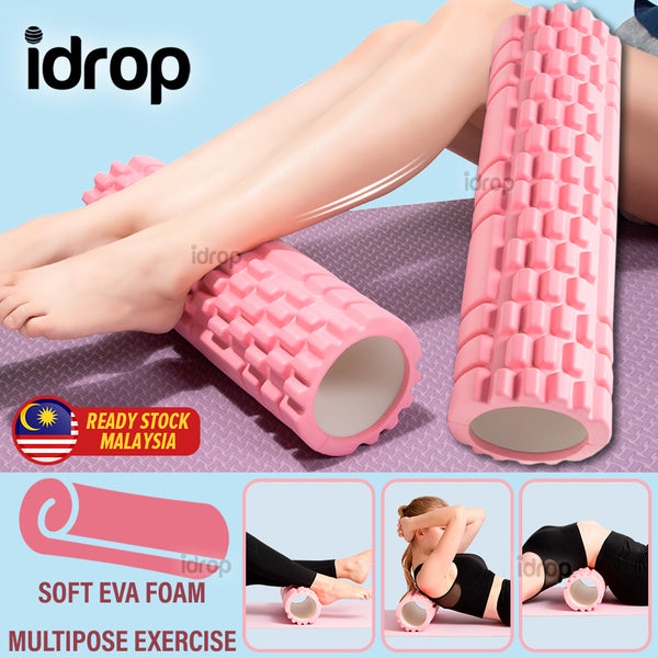 idrop Exercise Multi Pose Position Fitness Massage EVA Foam Roller