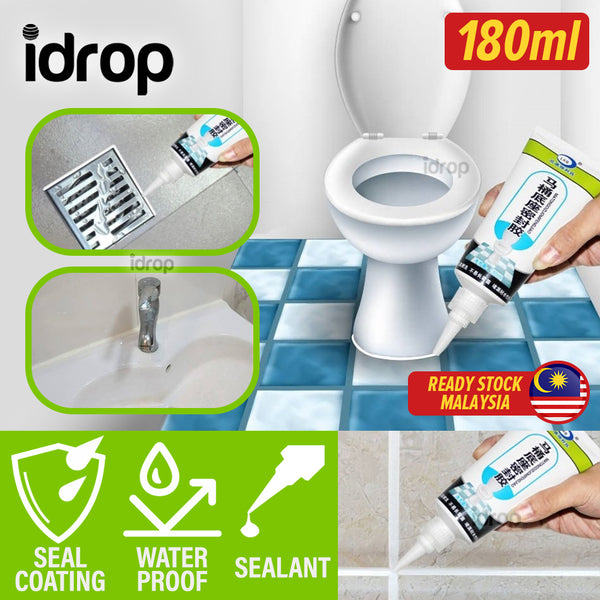 idrop [ 180ml ] Toilet & Household Waterproof Leakproof Base Sealant