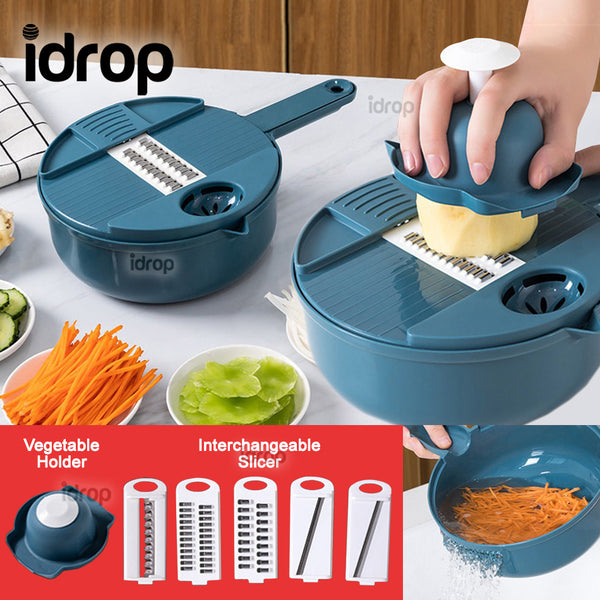 idrop Multifunction Vegetable Slicer Washing & Rinsing Bowl