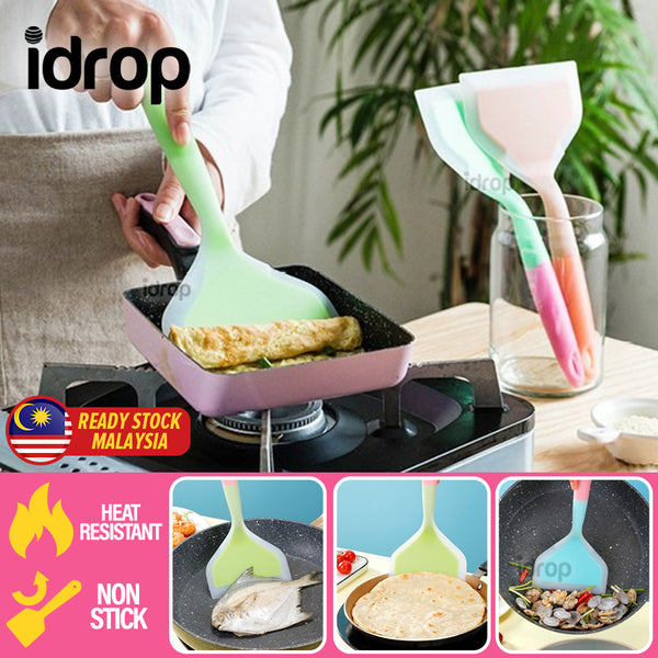 idrop Kitchen Nonstick Silicone Spatula / Spatula Tidak Lekat Silikon / 厨房不粘硅胶