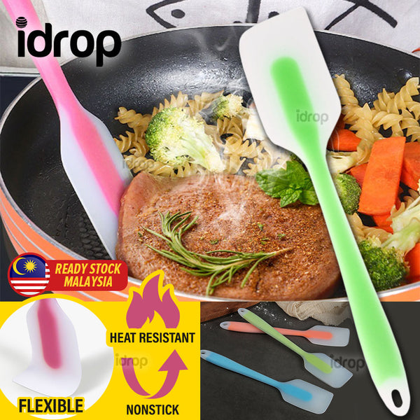 idrop Nonstick Heat Resistant Silicone Spatula / Spatula Silikon Tahan Panas / 不粘耐热硅胶刮刀