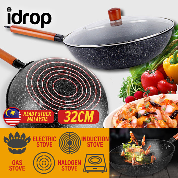 idrop 32CM Nonstick Multi Layer Kitchen Household Cooking Wok