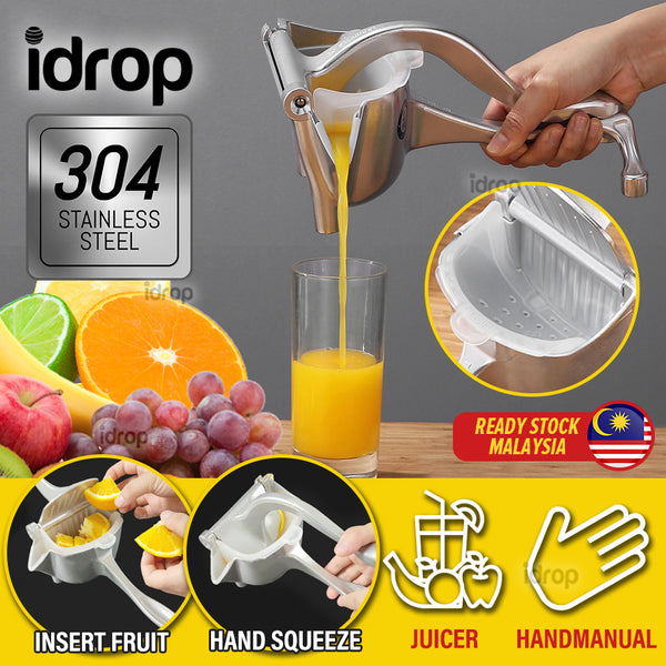 idrop Handheld Manual Hand Squeeze Press Fresh Juicer