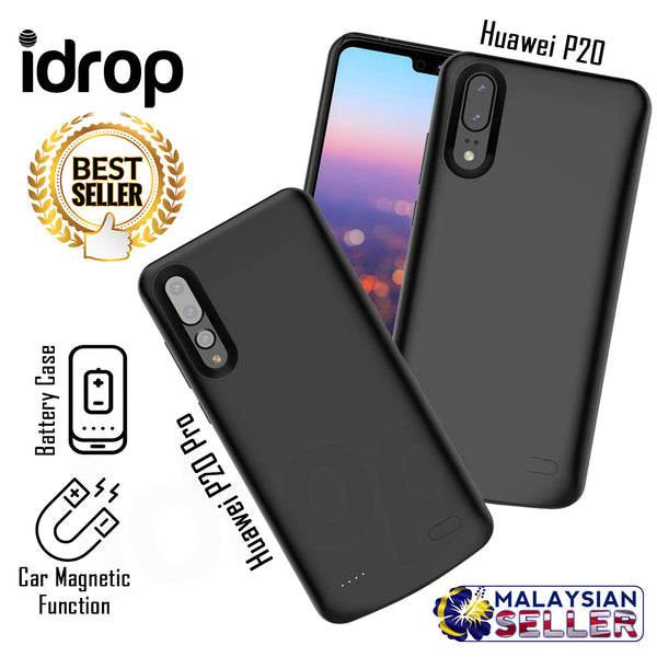 idrop 6000mAh Rechargeable Phone Battery Backup Case for Huawei P20 & P20 Pro + FREE GIFT