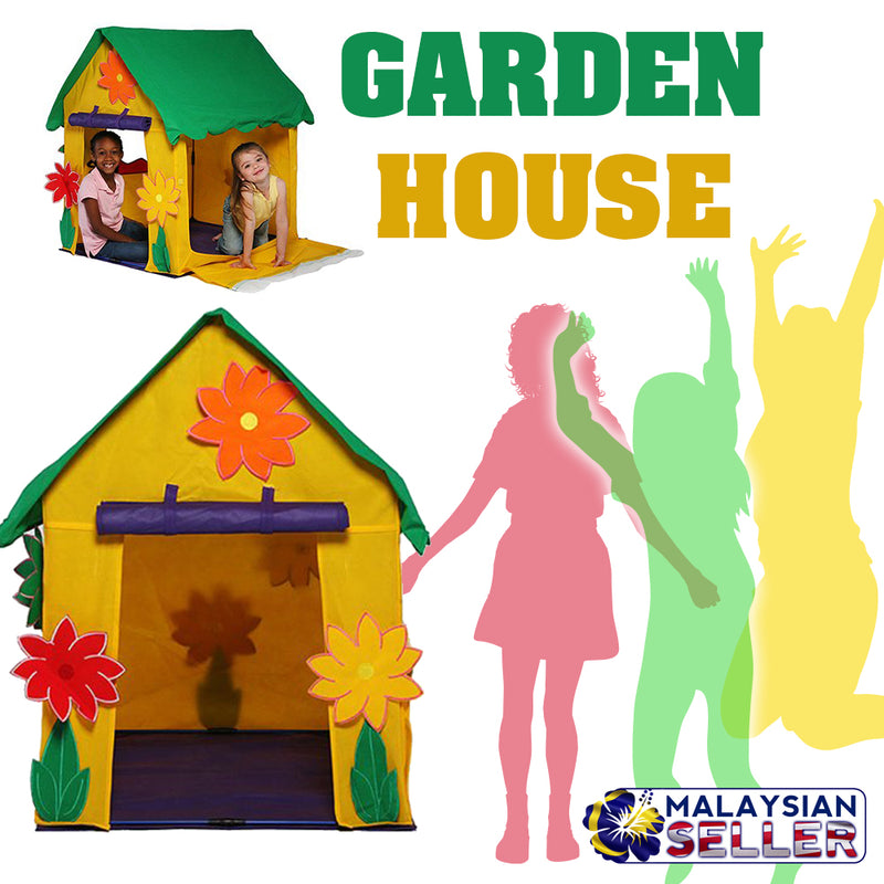 idrop Garden House - Children Playhouse Indoor Outdoor Play Tent