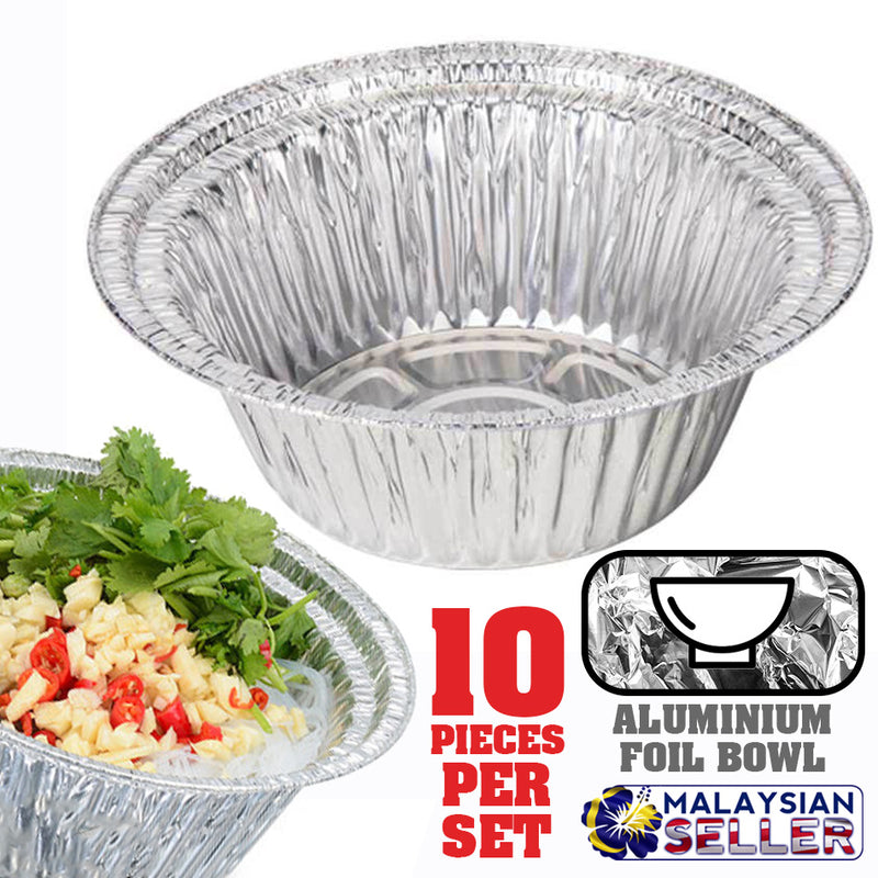 idrop ALUMINIUM FOIL [ BOWL ] 18cm x 7.5cm [ 10pcs/Set ]