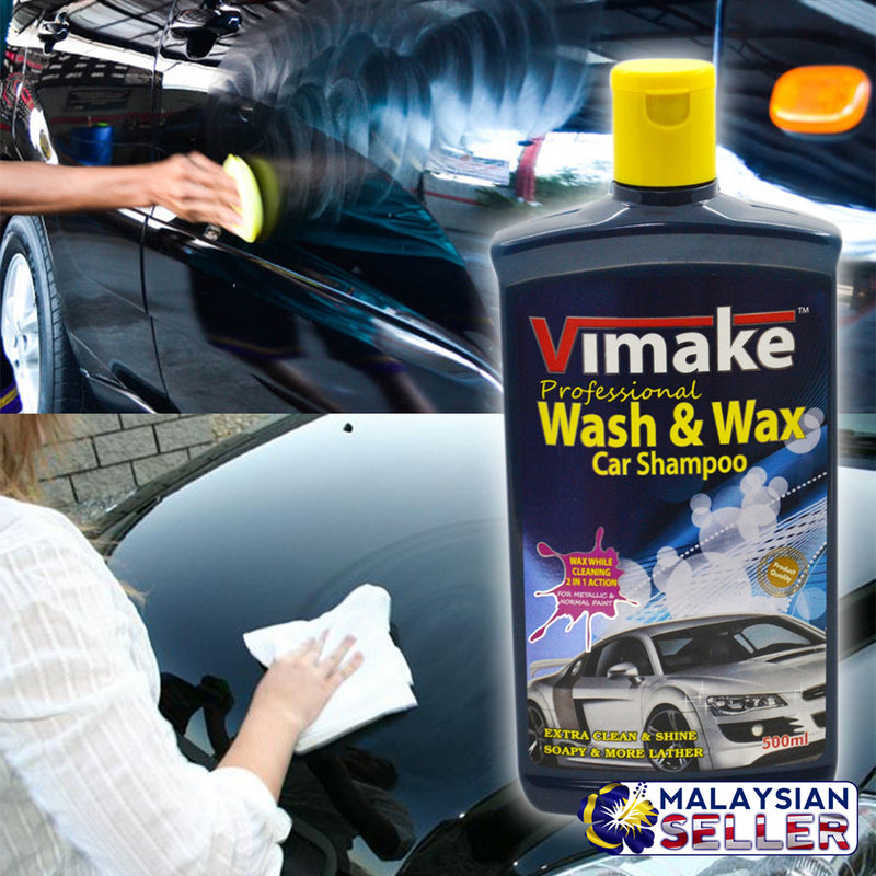 idrop Vimake Professional Wash & Wax Car Shampoo [ 500ml ]