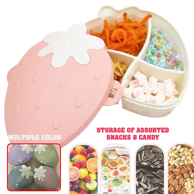 idrop STRAWBERRY BOX - Assorted snack candy food container