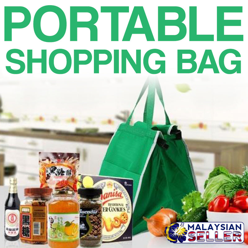 idrop Ecofriendly Portable Foldable Shopping Grocery Storage Bag