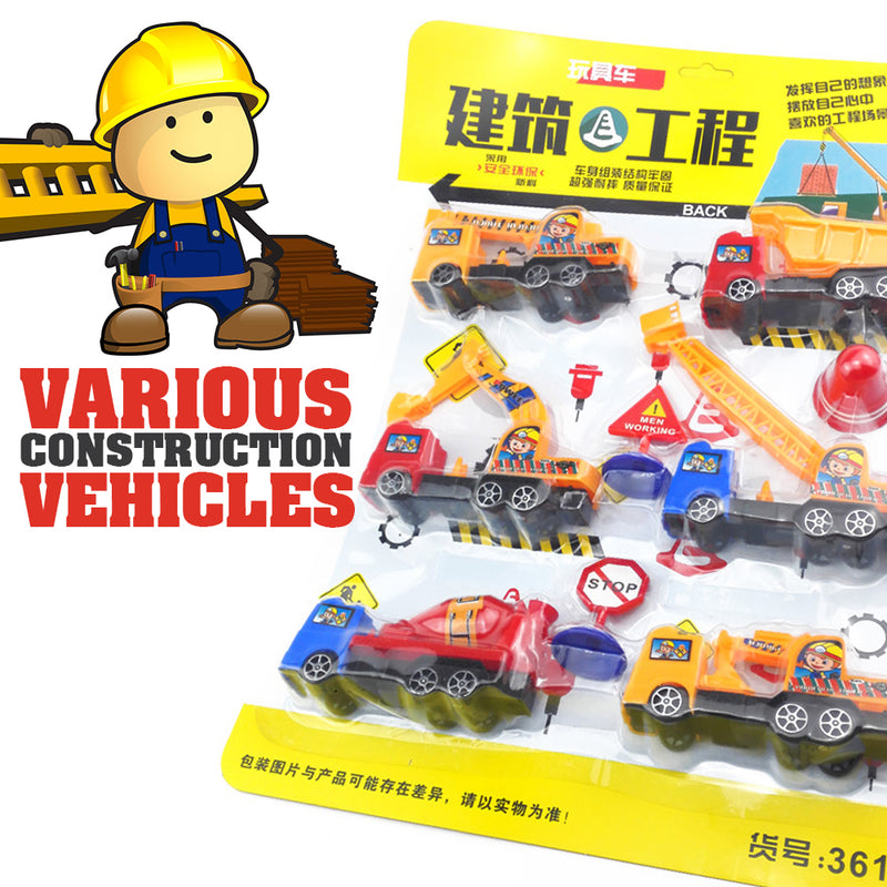 idrop TOY CAR - Architecture Engineering Miniature Toys Set