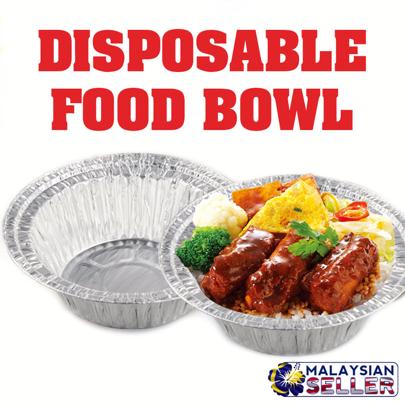 idrop ALUMINIUM FOIL [ BOWL ] 18cm x 7.5cm [ 10pcs/Set ]