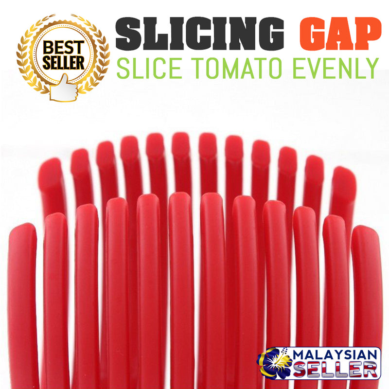 idrop TOMATO SLICER - Grip Holder Fruit Vegetable Cutter