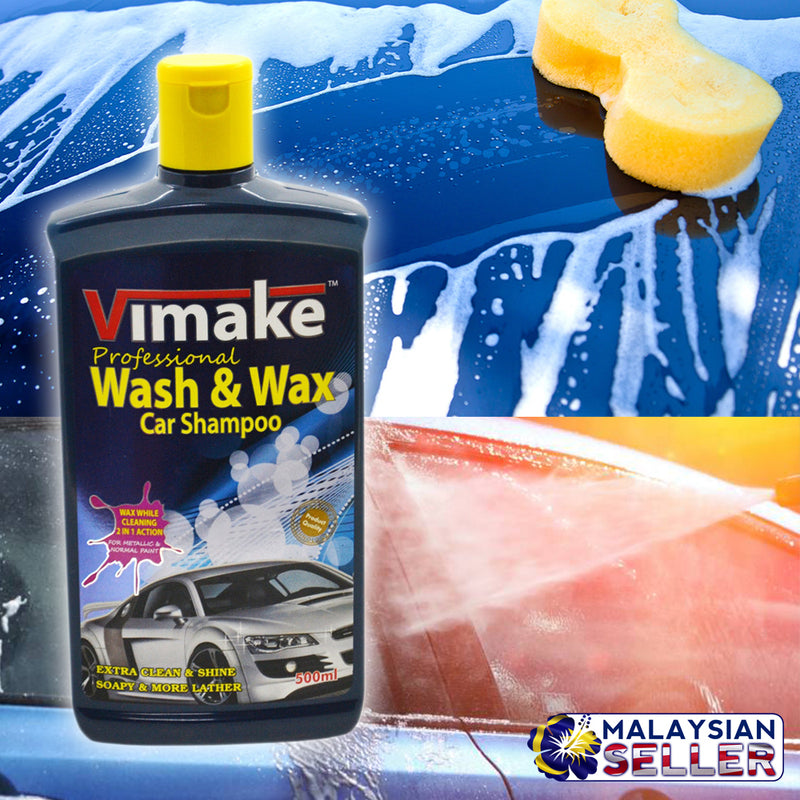 idrop Vimake Professional Wash & Wax Car Shampoo [ 500ml ]