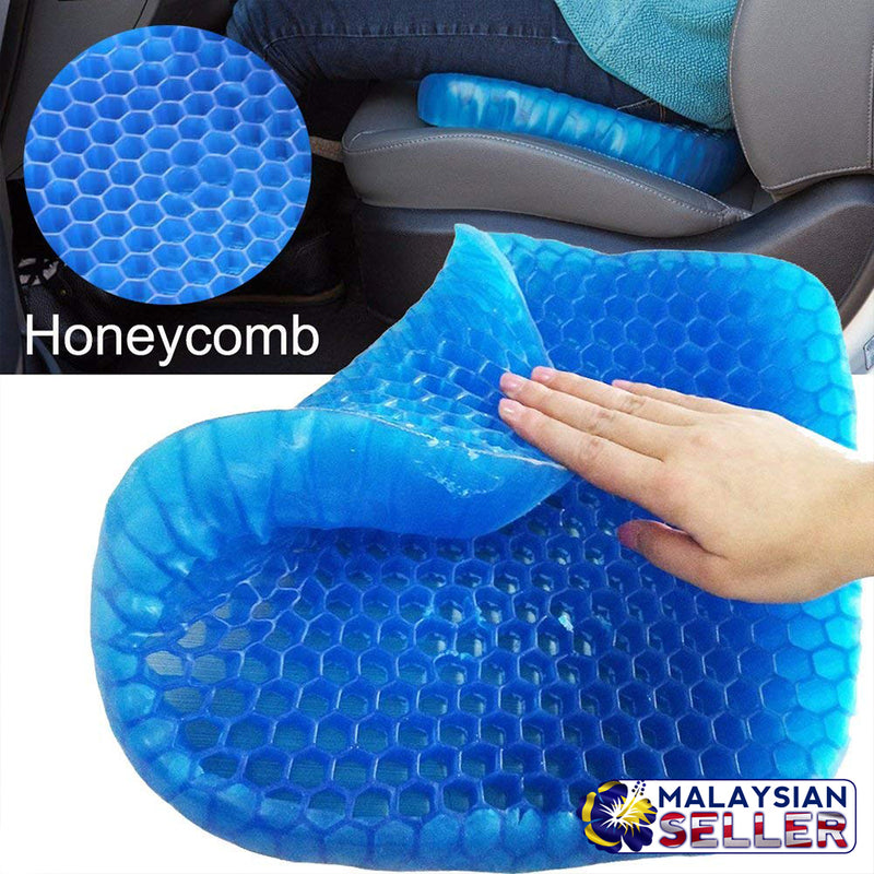 idrop Honeycomb Soft Cool Gel Sitting Seat Cushion