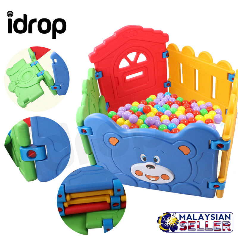 idrop Kids Children Safety Play Yard with Indoor Outdoor Home Toy [PY-01C]