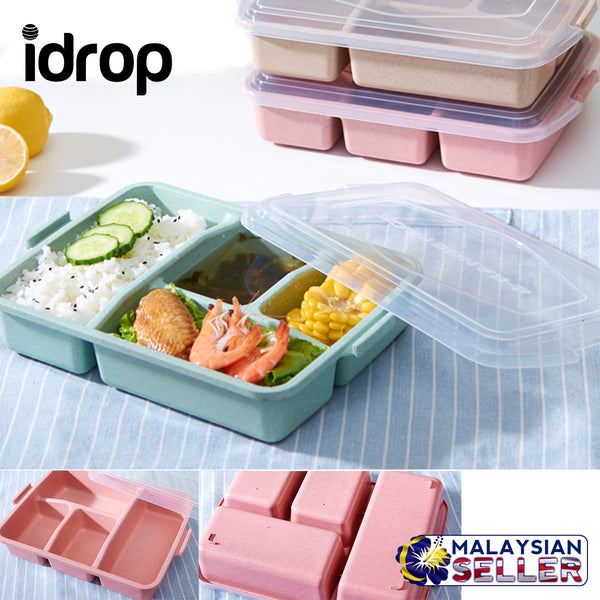 idrop Portable Wheat Straw Lunch Box