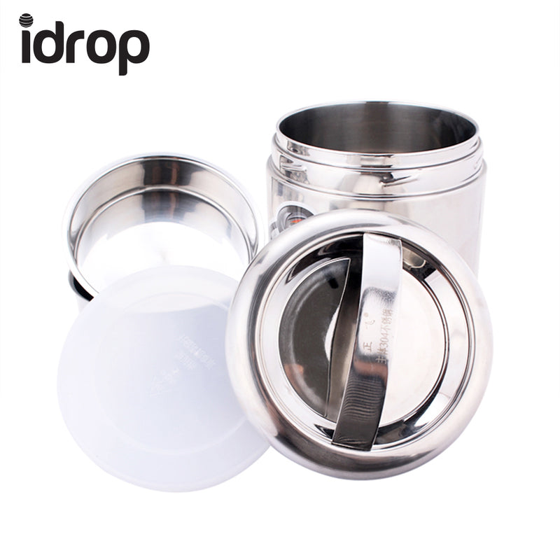 idrop Multifunctional Stainless Steel Double Layer Heat Preservation Portable Pot 1.8L