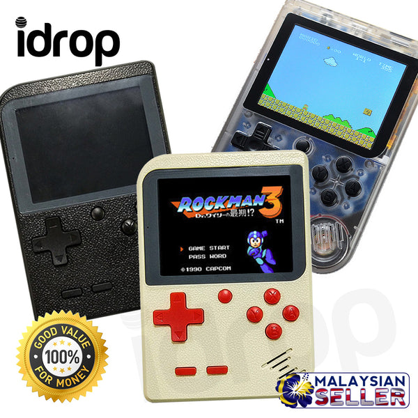 idrop 2.8 inch Screen Portable Retro FC Game Console with 400 Classic Mini Games